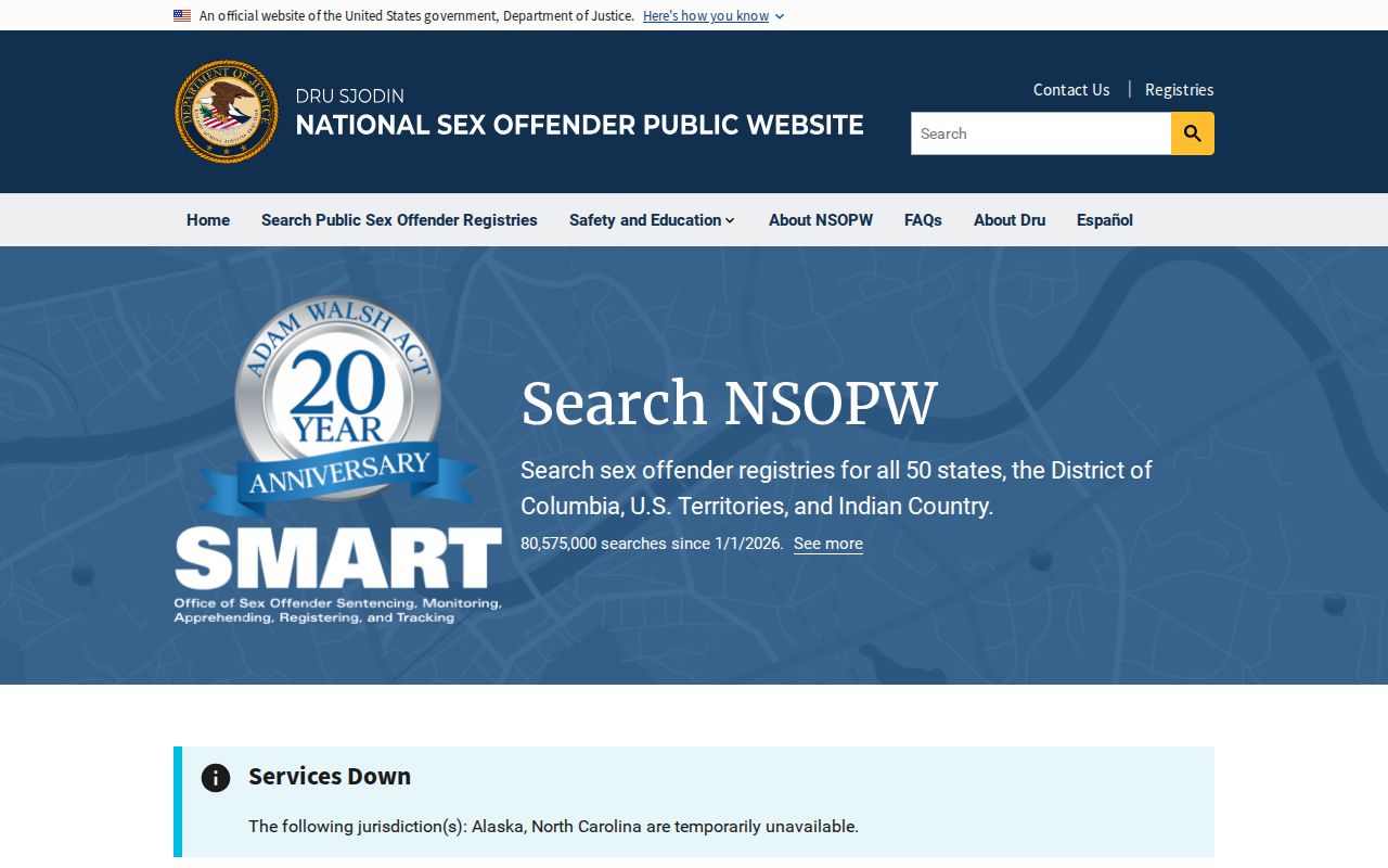 Hartford County sex offender lookup national registry search portal